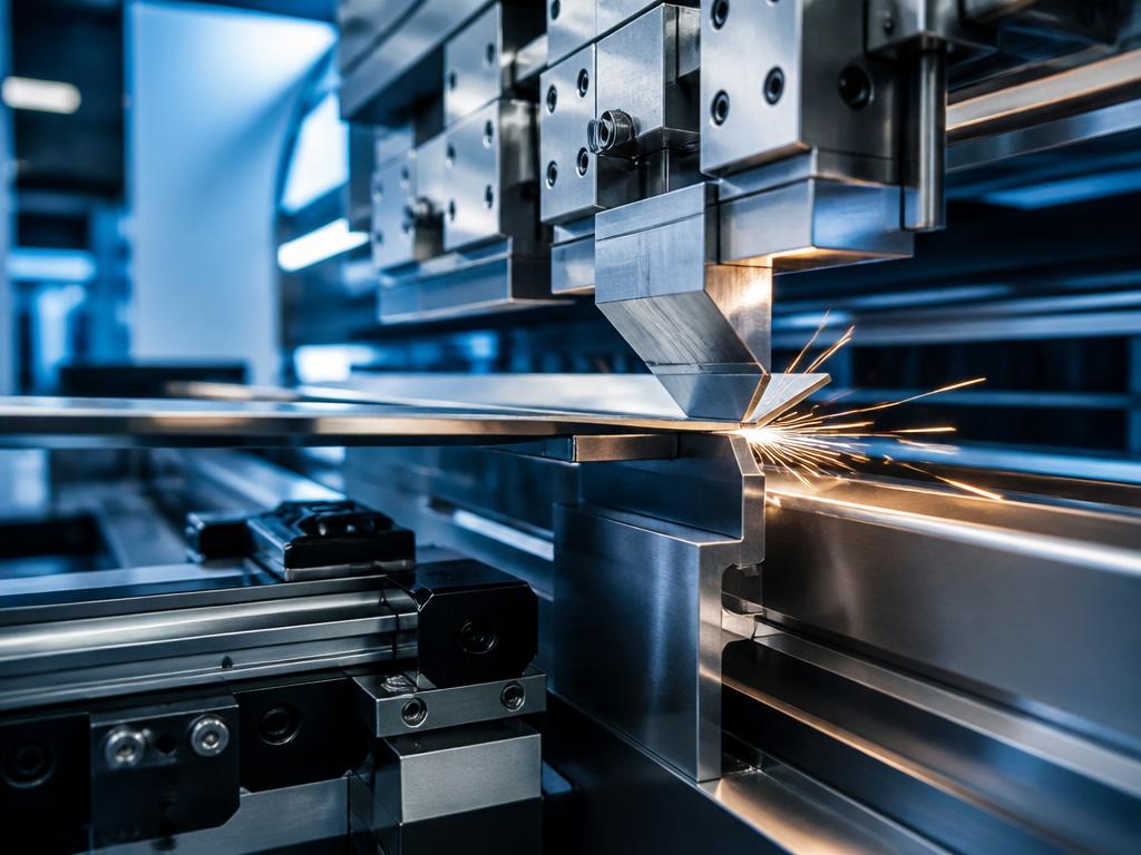 Precision sheet metal production machinery at Shree Pressing